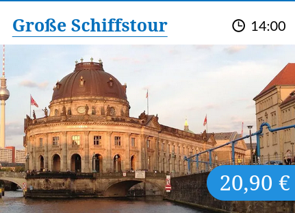 Große Schiffstour